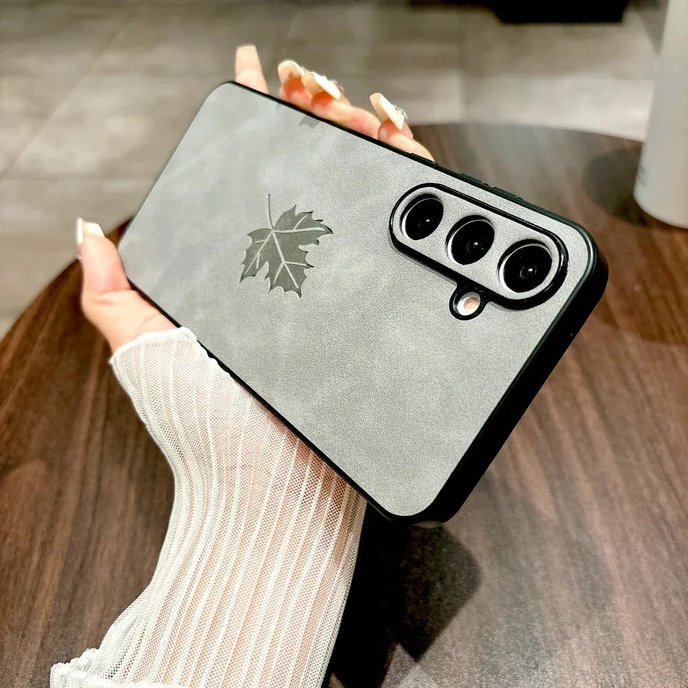 Retro Leather Full Coverage Case for Samsung Galaxy