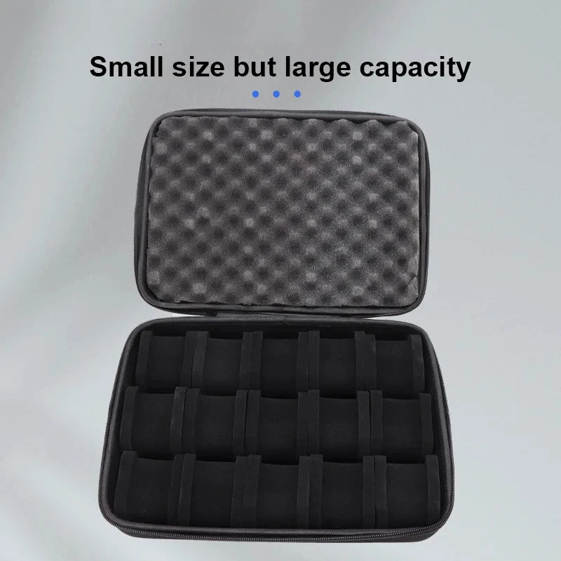 15 Slot Watch Storage Box Portable Jewelry Organizer Display Case For Watches Home Collection Gift