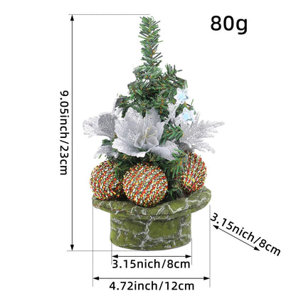 Mini Tabletop Christmas Tree – 30cm Holiday Decoration