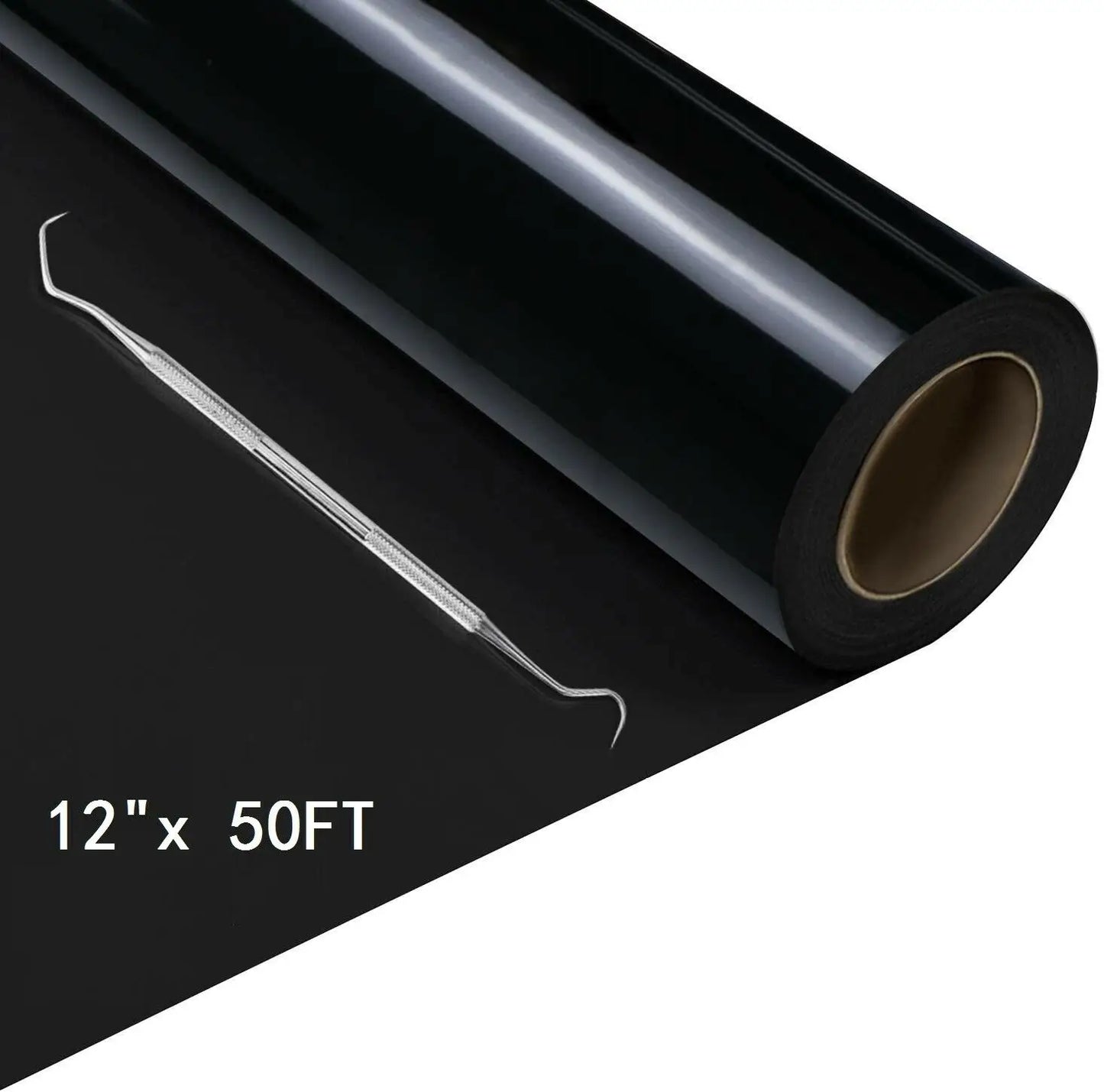 HTVRONT 12"X20ft/50ft/30x1500cm Heat Transfer Vinyl Roll for T-shirt Sticker Craft Iron on DIY PU HTV Film For Printing Clothing