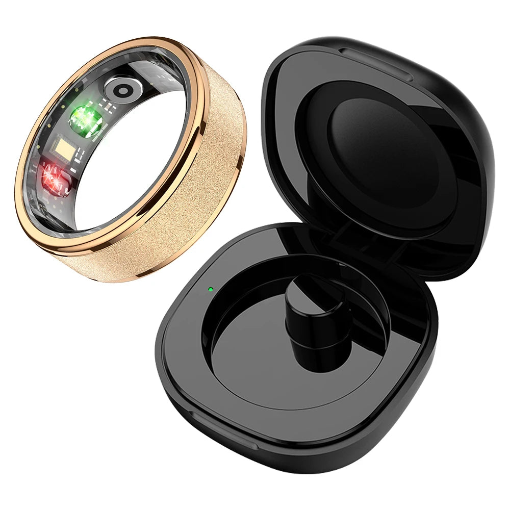 COLMI R10 Smart Ring with Charging Case – Health & Activity Tracker