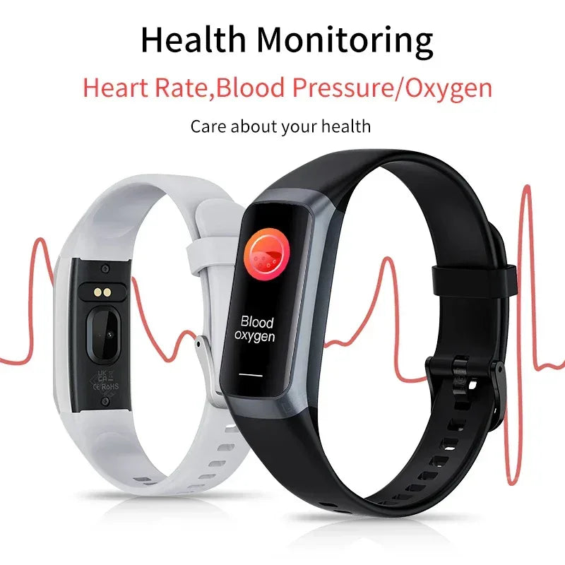 LIGE Amoled Smart Watch Men Smart Band Women Heart Rate Blood Smartwartch Waterproof Smart Bracelet Sport Fitness Tracker 2026 - Urbizia