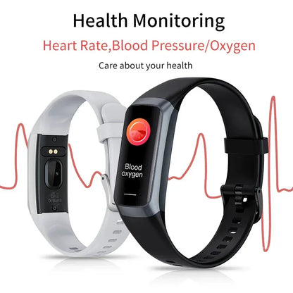 LIGE Amoled Smart Watch Men Smart Band Women Heart Rate Blood Smartwartch Waterproof Smart Bracelet Sport Fitness Tracker 2026 - Urbizia