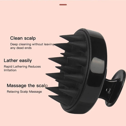 Silicone Scalp Massage Shampoo Brush for Hair Care