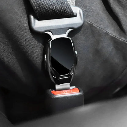 2Pcs Car Seat Belt Clip Extender Alloy Safety Seatbelt Lock Buckle Plug Insert Socket Extender Safety Buckle For Tesla Porsche