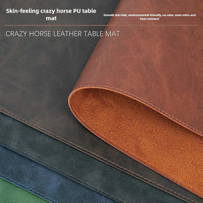 Desk Pad Waterproof PU Mouse Pad Desk Mat Protective Cover Large Mousepad Computer Laptop Non-slip Easy To Clean Keyboard Mats - Urbizia