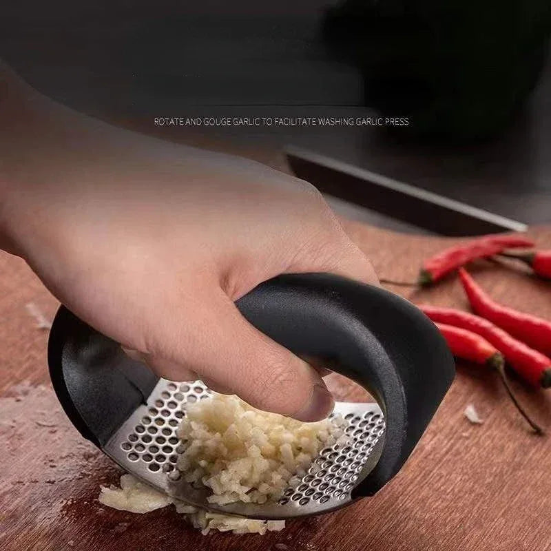 Stainless Steel Garlic Press Crusher Kitchen Tool