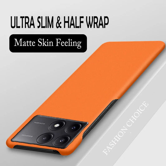 Luxury Frosted Matte Hard PC Case For Xiaomi Poco F7 Ultra F6 F5 F4 F3 X7 X6 Pro Thin Back Cover Color Shockproof Slim Shell