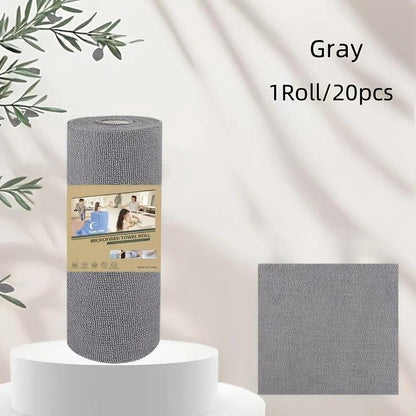 4M Reusable Kitchen Dish Cloth Roll Washable Cleaning Wipes Paper Towel Alternative Absorbent Rag for Living Room Bedroom