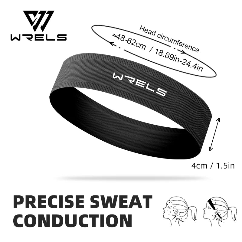 Sports Headband Anti Slip Yoga Hair Band Quick Dry Running Sweatband Workout Headbands for Women Men