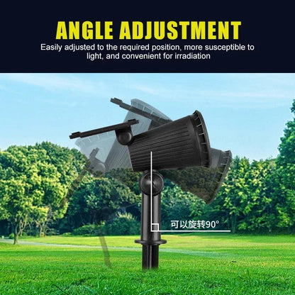 Garden 9 LED Solar Powered Light Adjustable Solar Spotlight Outdoor IP65 Waterproof Landscape Lamp Villa Night Decor Light
