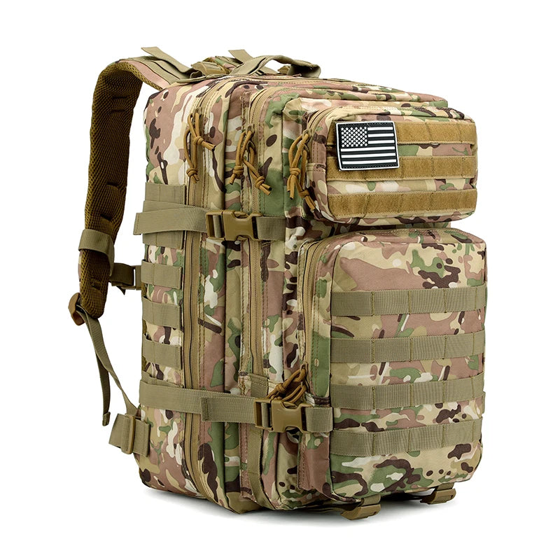 50L/30L Elite Tactical Backpack | 3X Stronger Work & Military Backpack | Resistant and Heavy Duty | 3 Day MOLLE Bug Out Bag