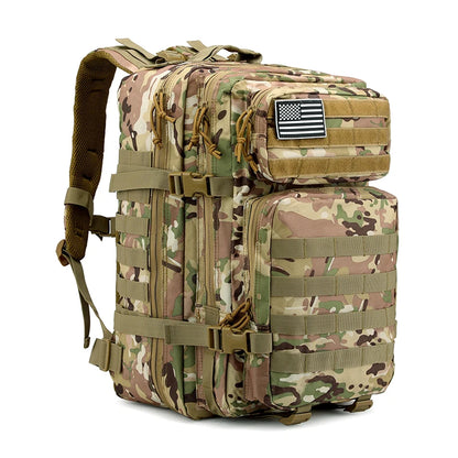 50L/30L Elite Tactical Backpack | 3X Stronger Work & Military Backpack | Resistant and Heavy Duty | 3 Day MOLLE Bug Out Bag