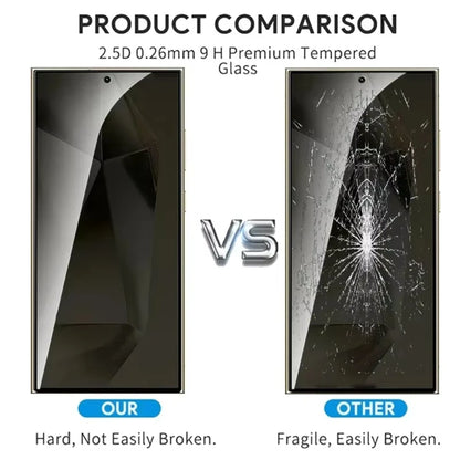 NNBILI Privacy Tempered Glass for Samsung Galaxy S26 Ultra S26+ Plus Fingerprint Unlocking Anti-spy Screen S26 Protector Glass