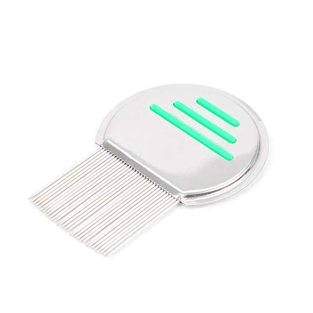 Stainless Steel Terminator Lice Comb Children Hair Removal Headdress Super Density Teeth Remove Nits Comb Dog Brushes Accessory - Urbizia