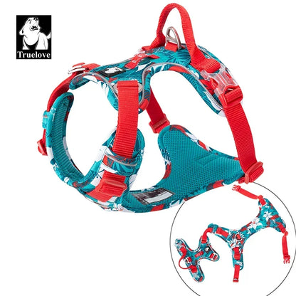 Truelove Reflective Camouflage Dog Harness