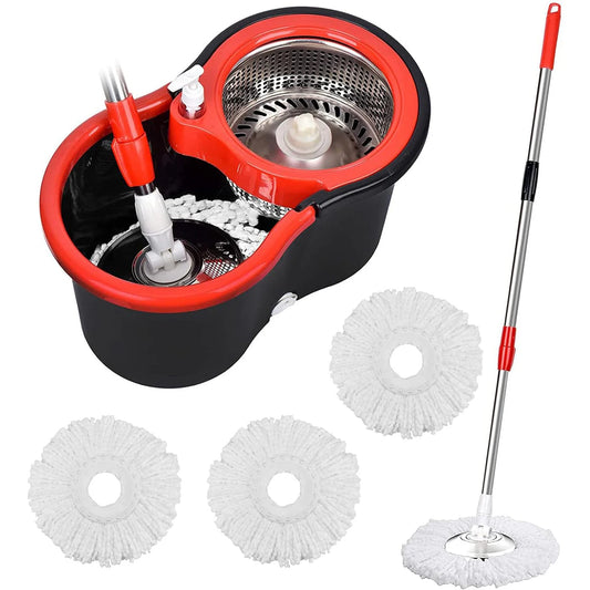 360° Spin Mop & Bucket Set with Wring System
