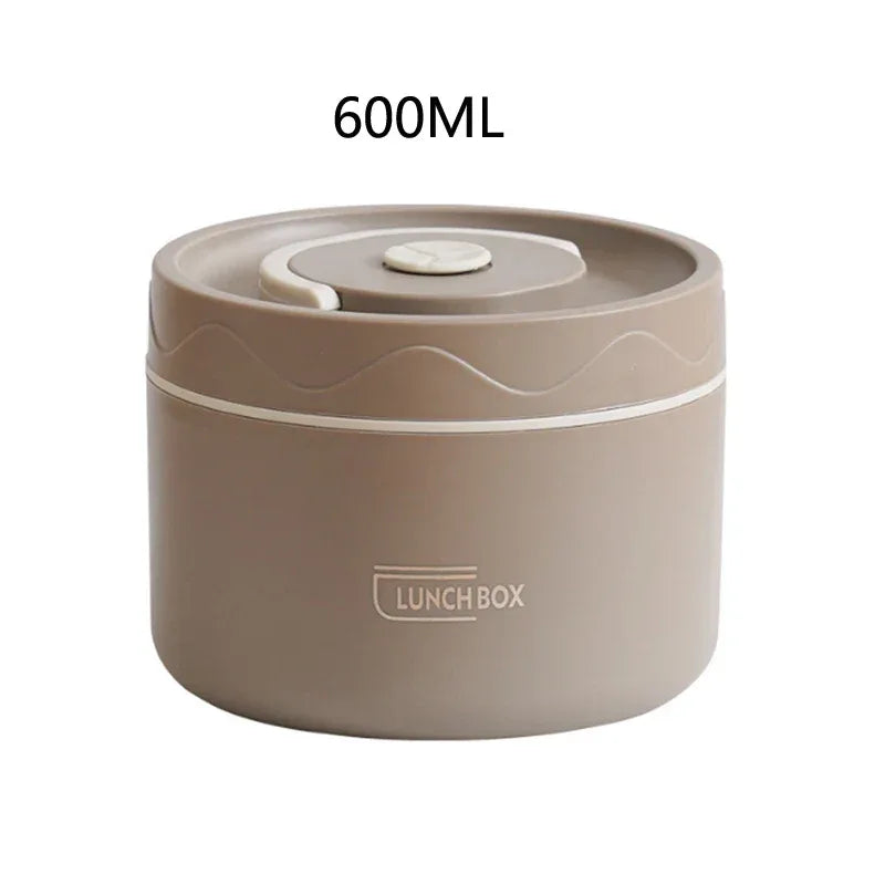 304 Stainless Steel Insulated Double-Layer Lunch Box with Bag