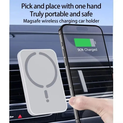 30W Car Air Vent Magnetic GPS Phone Holder Stand Wireless Charger For Magsafe iPhone 16 15 14 13 12 Pro Max Cell Fast Charging