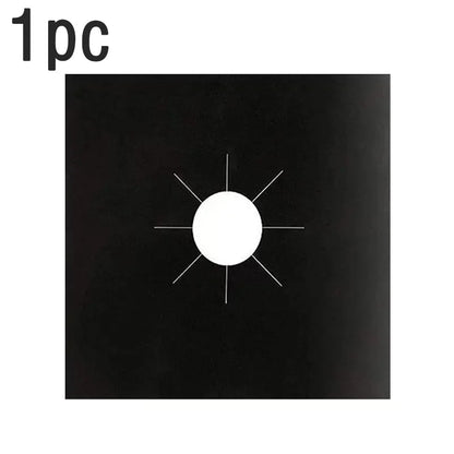 Commercial Restaurant Stove Top Heat Resistant Mat, Heavy Duty. 28x27cm, Teflon, for Professional Kitchen