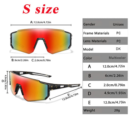 3-14 Year Old Children Baseball Sunglasses Kids Boys Girls M Size Youth BicycleUV400 Outdoor Sports Camping Mtb Bike Eyewear