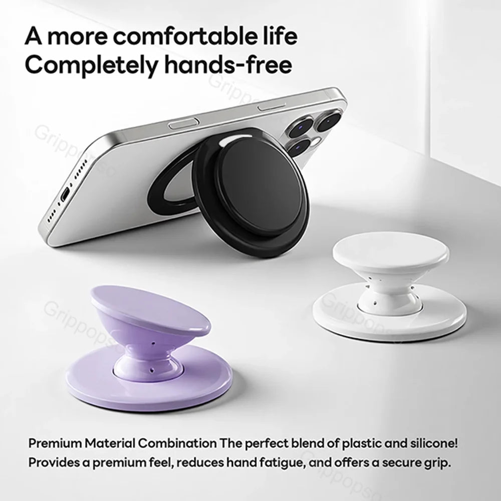 Grippopso NEW Magnetic Phone Grip for MagSafe 360° Rotate Phone Ring Holder And Kickstand For Samsung For iPhone 16/15/14/13/12