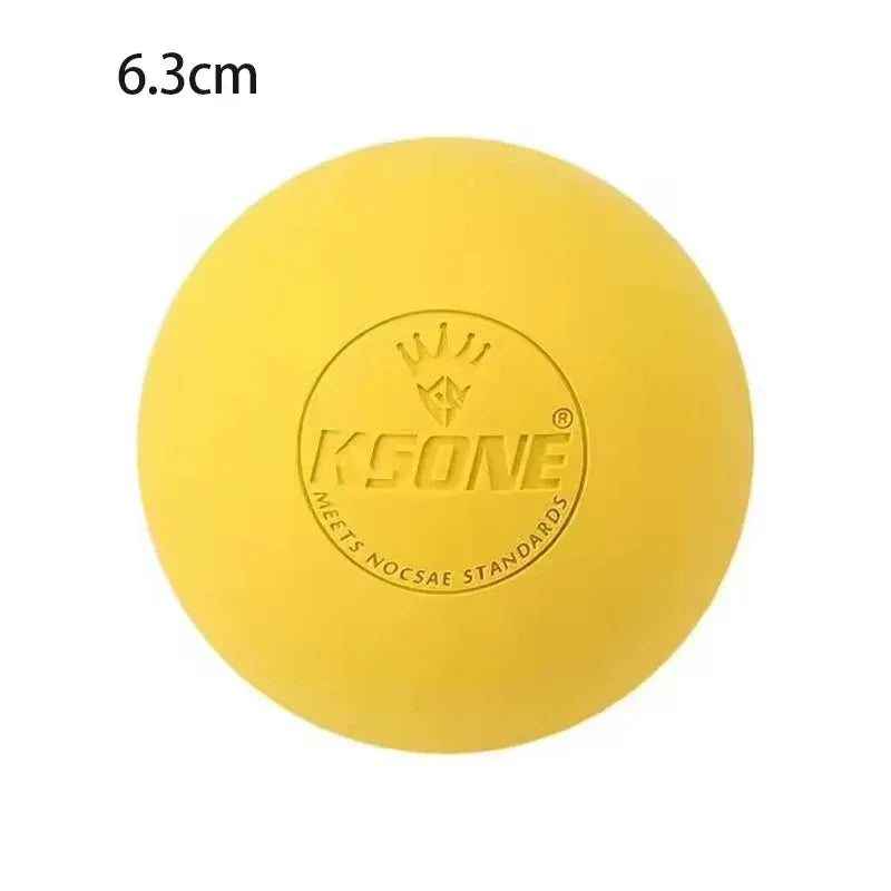Rubber Fascia Massage Ball Lacrosse Balls Yoga Fitness Exerciser Deep Tissue Muscle Relaxation Foot Back Shoulder Healt Care - Urbizia