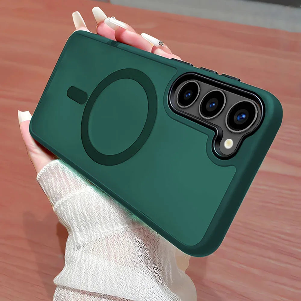 Matte Translucent MagSafe Case for Samsung Galaxy