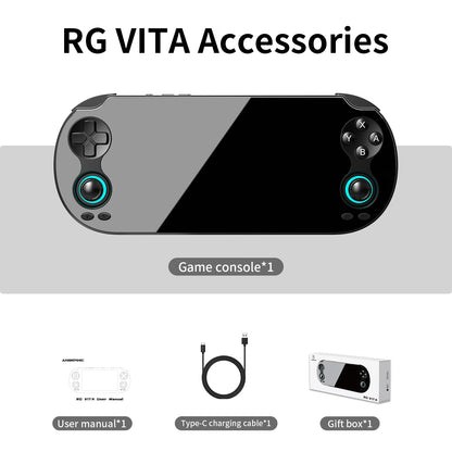 Anbernic RG VITA Retro Handheld Game Console 5.46-inch IPS Touch Screen Android 12 3GB+64GB AI Function 3D Hall Joystick 5000mAh
