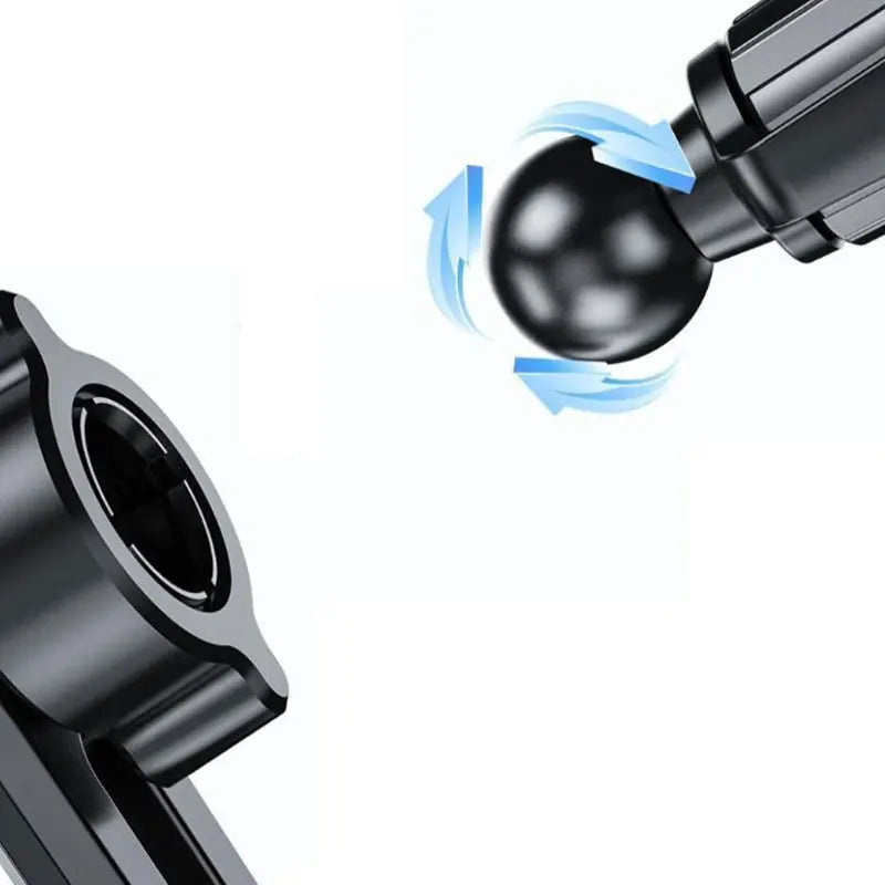 17mm Round Joint Extension Arm Female to Male Head Extender Rotating Rod for Car Air Outlet Vent Phone Stand
