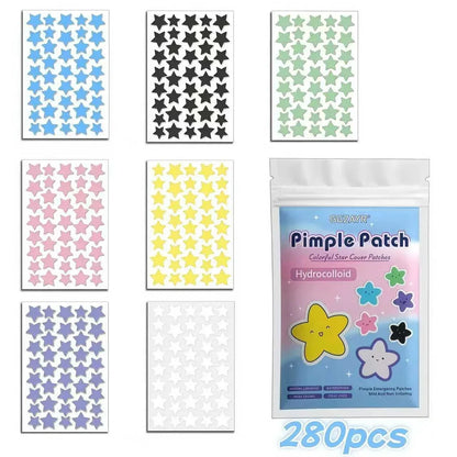 Seven-Color Star Acne Pimple Patch Set