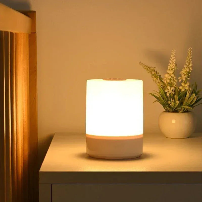 Bedside Led Night Lights Dimmable Charging Desktop Night Lamps Bedroom Bedside Lighting Decoration Touch Reading Led Table Lamps - Urbizia