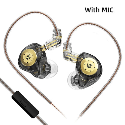 KZ EDX PRO 10mm Dual Magnetic Dynamic IEM HiFi Earphones with 2Pin Detachable 5N OFC Cable Ergonomic Design Upgraded Gaming Earbuds for Audiophile