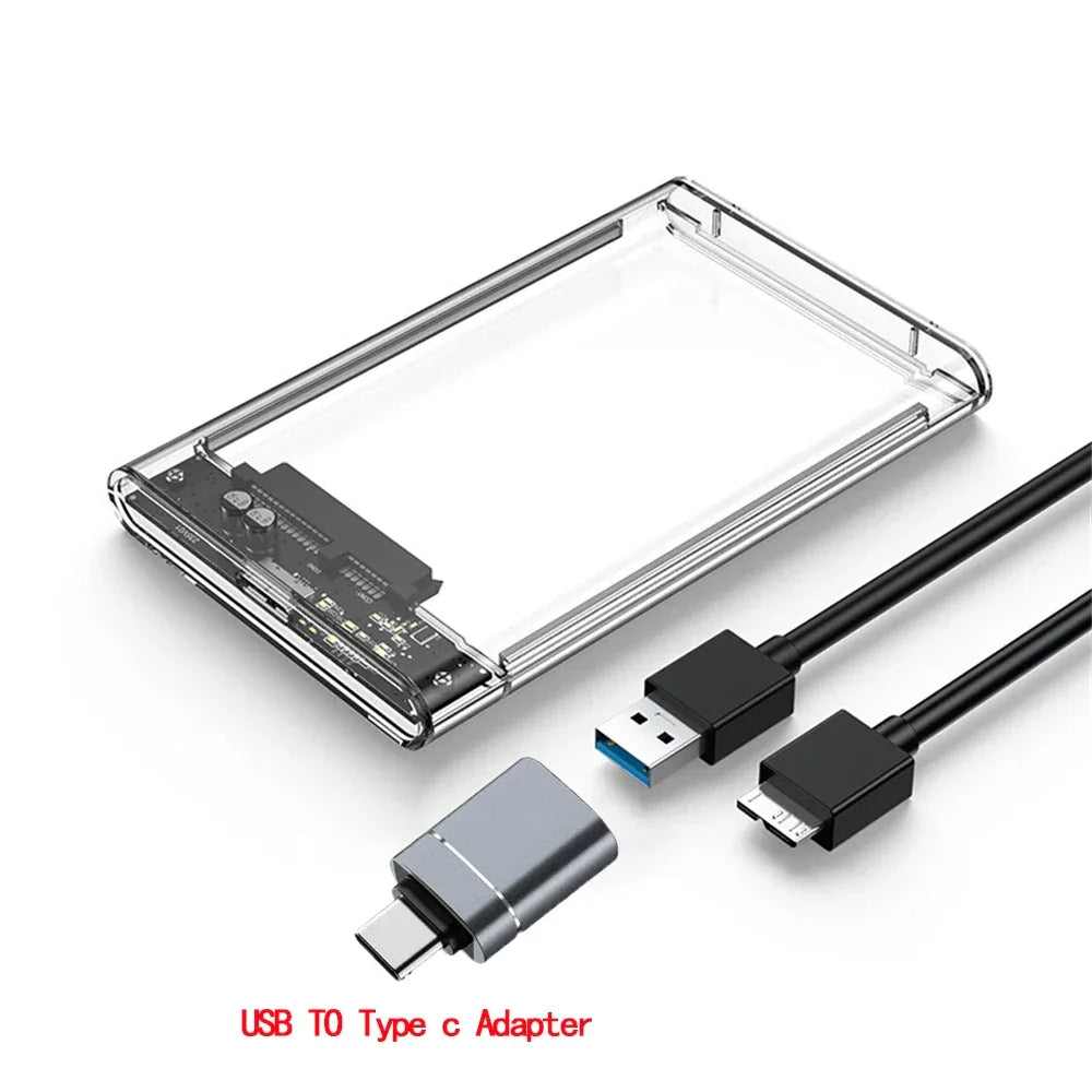 USB 3.0 2.5 Inch SATA HDD SSD External Enclosure 5Gbps