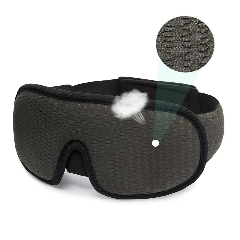 New Brand 3D Sleeping Mask Block Out Light Sleep Mask For Eyes Slaapmasker Eye Shade Blindfold Sleeping Aid Face Mask Eyepatch