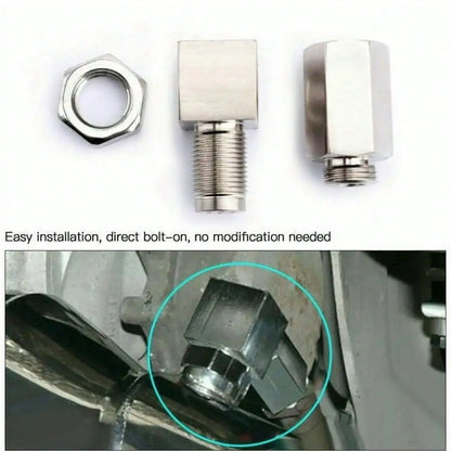 O₂ Sensor Spacer Adapter 90 Degree Connector Adapter M18x1.5 For Cars Engine Exhaust Systems Engine Light Universal
