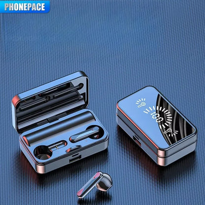 S20 BT Earphone Headphones Mirror Wireless Stereo Headset  with Digital DisplayTouch Control Sports Earbuds for Gaming