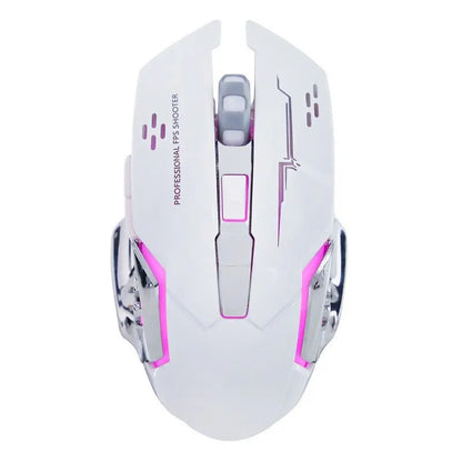 Rechargeable Wireless Mouse Gaming Computer Silent Bluetooth Mouse USB Mechanical E-Sports Backlight PC Gamer Mouse For Computer