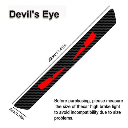 Monster Eyes Car Brake Light Sticker – PVC Decal
