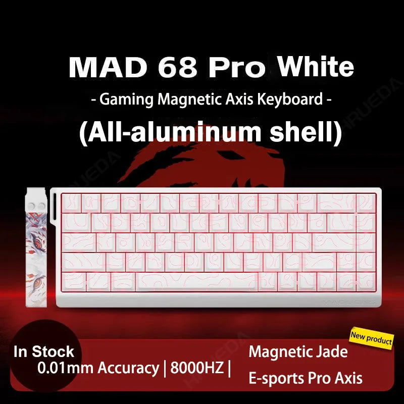 MADLIONS Mad 60he Mad60HE Mad 68HE Mechanical Keyboard Magnetic Switch Wired Hot Swap 8K Polling Rate Customized Gaming keyboard