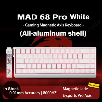 MADLIONS Mad 60he Mad60HE Mad 68HE Mechanical Keyboard Magnetic Switch Wired Hot Swap 8K Polling Rate Customized Gaming keyboard