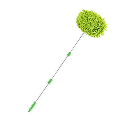 Microfiber Car Wash Brush Mop Mitt with 45" Aluminum Alloy Long Handle Car Cleaning Kit Brush Duster Scratch Free Cleaning Tool