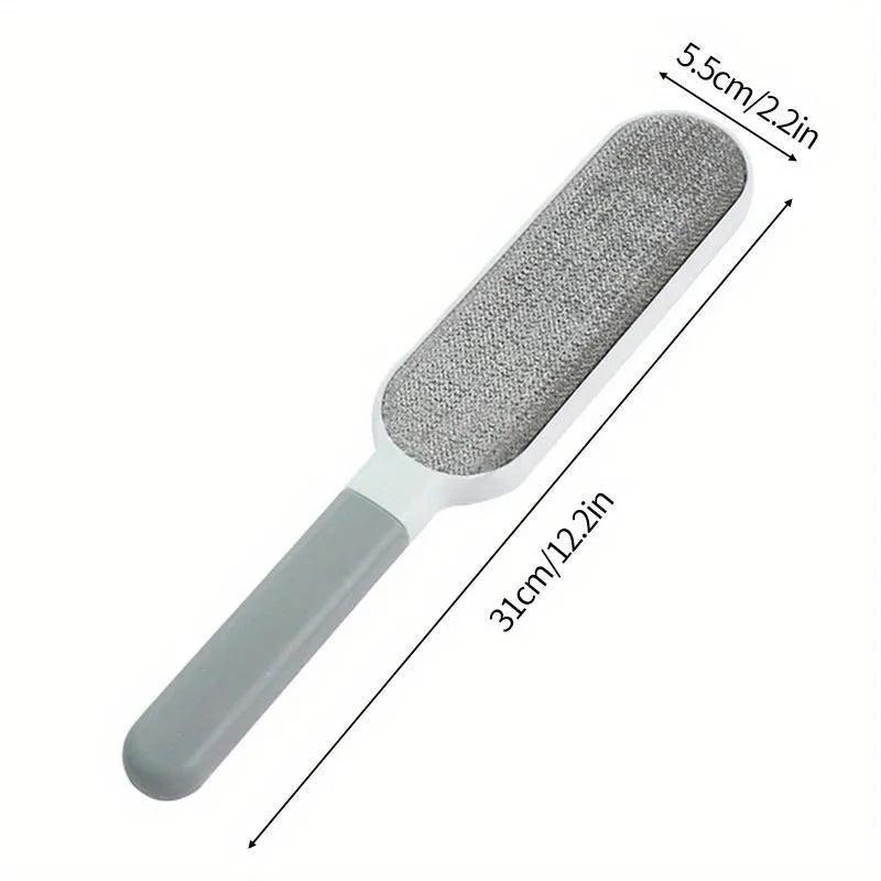 Double-Sided Pet Hair Remover Brush – Manual Electrostatic Lint Brush