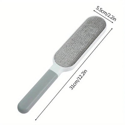 Double-Sided Pet Hair Remover Brush – Manual Electrostatic Lint Brush