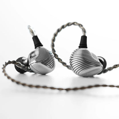SHANLING ME600 2DD+3BA 5 Hybrid Drivers In-Ear Earphone IEM Hi-Res Audio MMCX 3.5+4.4mm Plug Wired Earbuds Stainless Steel Body