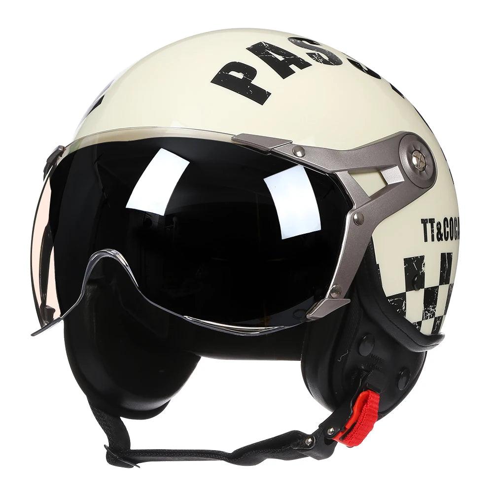 BLD Open-Face ABS Motorcycle Helmet, M–XL