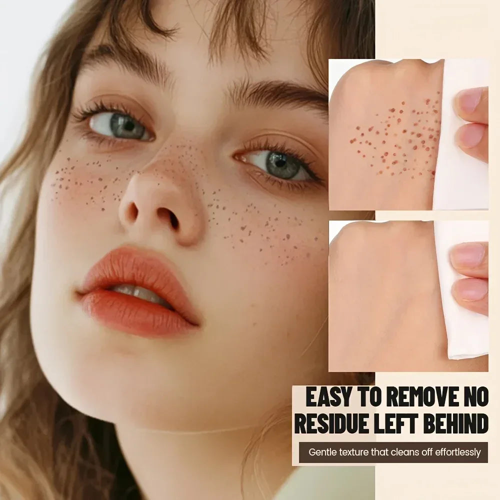 Freckle Stamp Makeup Pen Waterproof, Natural Look Dot Freckles, Long Lasting, Sweatproof, Beginner Friendly - Urbizia