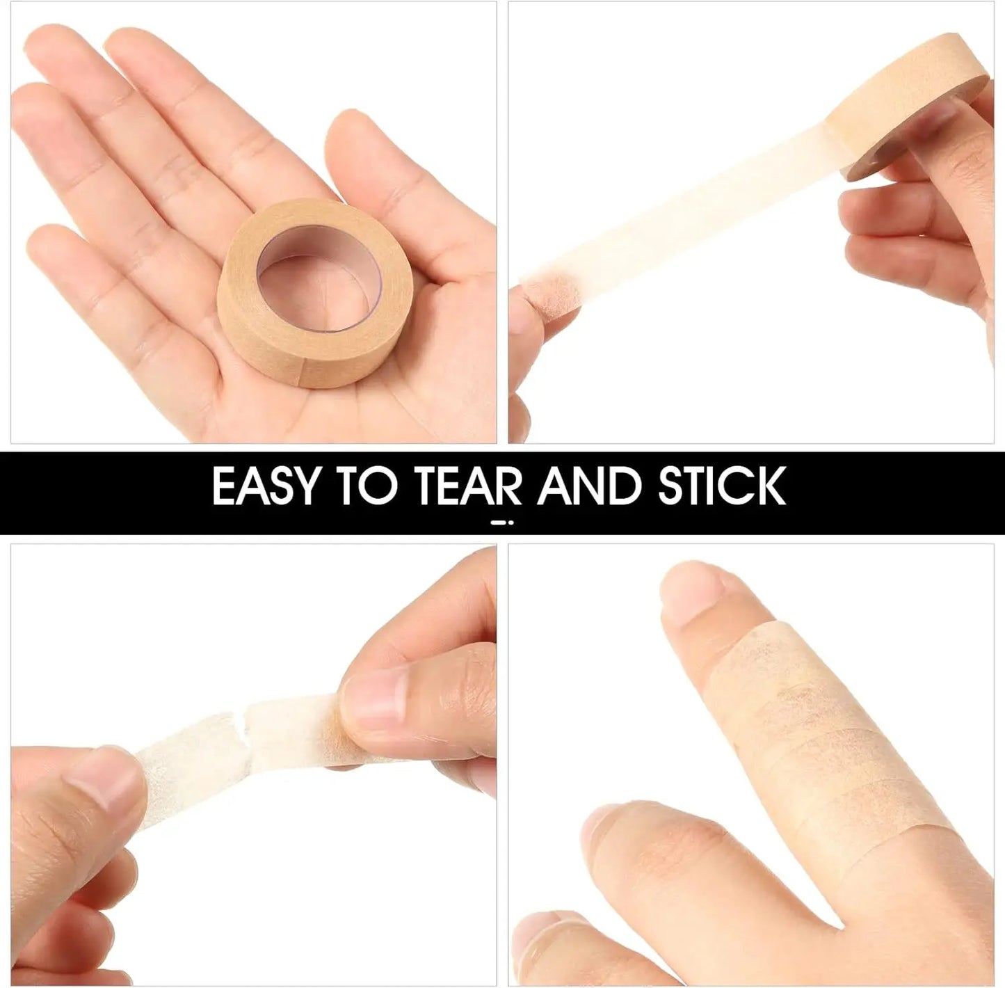 2 Rolls Nose Tape for Rhinoplasty Shaping Nose Bandage Micropore Thinoplasty Tape Hypoallergenic Medical Paper Tape