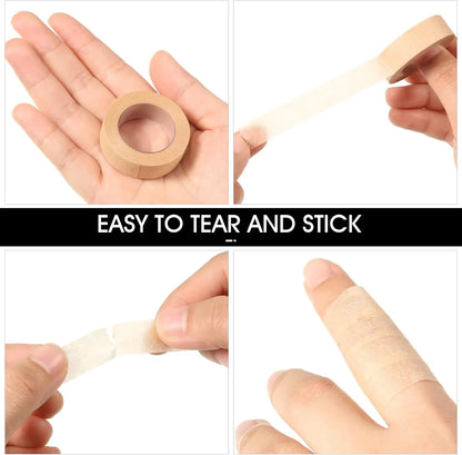 2 Rolls Nose Tape for Rhinoplasty Shaping Nose Bandage Micropore Thinoplasty Tape Hypoallergenic Medical Paper Tape