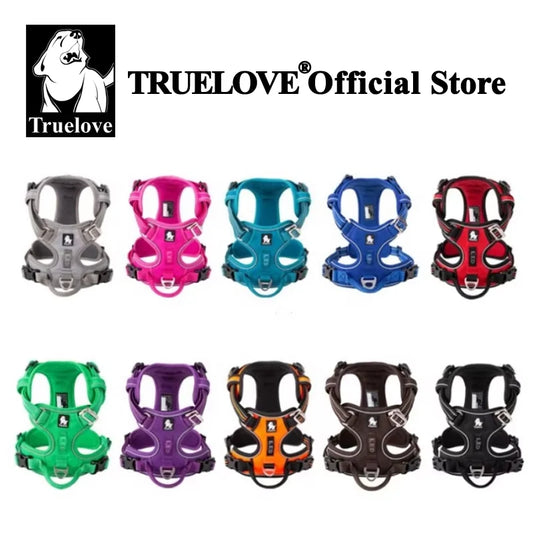Truelove Reflective Padded Nylon Dog Harness